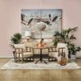 101490-L - Flamingo II by Mercana Studio a Hand Embellished Textured Canvas
