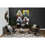 101462-S - Rhino Green by Mercana Studio a Hand Embellished Textured Canvas