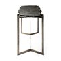 69050-AB - Shale III 50L x 20W Black Live-Edge Slate and Iron Console Table 