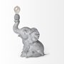 69005 - Tantor (15.9"H) Gray Resin Elephant Calf Table Lamp