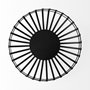 68948 - Emilio Set of 2 Black Metal Slated Bowls 