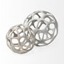 68932 - Spiro 6L x 6W Off-White Hollow Decorative Orb