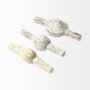 68898 - Oro (Set of 3) White Tribal Inspired Measuring Cups
