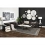68092 - Stinson II 91" Black Leather Three Seater Sofa