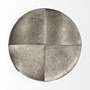 69056 - Zahavi I 23"H grey-toned hair-on-hide ottoman