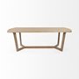 69031-AB - Denver 91.5x38 Rectangular Brown Solid Wood Top & Base Dining Table