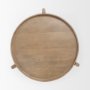 69023 - Cleaver I 22 x 24 Round Top Brown Solid Wood Accent Table 
