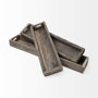 68859 - Vernon (Large) 36L x 7W Brown Reclaimed Wood Tray