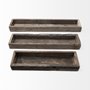 68858 - Vernon (Medium) 30L x 7W Brown Reclaimed Wood Tray