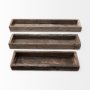 68860 - Vernon (Small) 24L x 7W Brown Reclaimed Wood Tray
