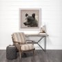 12648 - Bear Focus - Hush by Wink Gaines a Hand Embelished Textured Framed Art Photo Matted under Glass