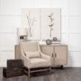 57853 - Cassia Set of 2 Brown Wooden Boxes