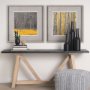 12962 - Aspen Trees 3 by Jamie Cook a Hand Embelished Textured Framed Photo Art Print Matted under Glass
