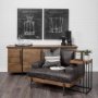 100533-S - Barware Blueprint I by Mercana Studio a Hand Embellished Textured Canvas