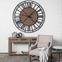 67727 - Lewiston 59" Round Oversized+ Industrial Wall Clock