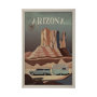 13498 - Arizona Go USA (XL) by Mercana Studio a Hand Embellished Decograph Framed Art Print under Glass
