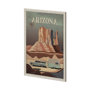 13498 - Arizona Go USA (XL) by Mercana Studio a Hand Embellished Decograph Framed Art Print under Glass