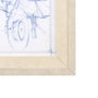 13507 - Airplane Mechanical Sketch II by Ethan Harper a Hand Embellished Textured Framed Art Print