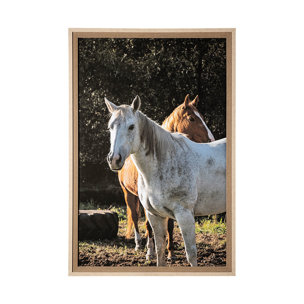 Rebel & Tinder by Katelyn Mostert a Framed Photo Art Print Matted under Glass
