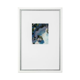 Aerial View I by Silvia Krause a Framed Art Print Matted under Glass