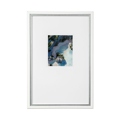13520 - Aerial View I by Silvia Krause a Framed Art Print Matted under Glass