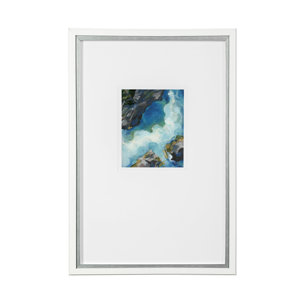 Aerial View II by Silvia Krause a Framed Art Print Matted under Glass