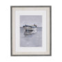 13524 - Boat on the Horizon II by Ethan Harper Hand Embellished Textured Framed Art Print Matted under Glass