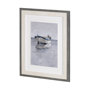 13524 - Boat on the Horizon II by Ethan Harper Hand Embellished Textured Framed Art Print Matted under Glass