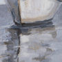 13524 - Boat on the Horizon II by Ethan Harper Hand Embellished Textured Framed Art Print Matted under Glass