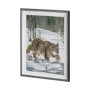 13548 - Life in North I by Melody Ducharme a Hand Embellished Textured Framed Art Print Matted under Glass