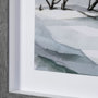 13548 - Life in North I by Melody Ducharme a Hand Embellished Textured Framed Art Print Matted under Glass