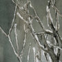 13548 - Life in North I by Melody Ducharme a Hand Embellished Textured Framed Art Print Matted under Glass