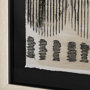 13557 - Wool and Silk II by Tom Reeves a Hand Embellished Textured Framed Art Print Matted under Glass