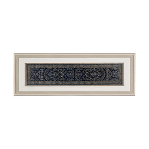 Carpet by Mercana Studio a Hand Embelished Textured Framed Art Print Matted under Glass