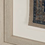 13560 - Carpet by Mercana Studio a Hand Embelished Textured Framed Art Print Matted under Glass