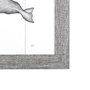 13561 - Narwhal by Mercana Studio a Hand Embellished Textured Framed Art Print