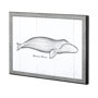 13562 - Bowhead Whale by Mercana Studio a Hand Embellished Textured Framed Art Print