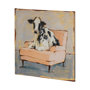 101847-L - Moo-ving II by Ethan Harper a Hand Embellished Textured Canvas