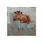 101848-S - Moo-ving IV by Ethan Harper a Hand Embellished Textured Canvas