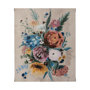 101852-L - Farmhouse Flowers II by Barbara Fleming a Hand Embellished Textured Canvas