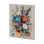 101852-L - Farmhouse Flowers II by Barbara Fleming a Hand Embellished Textured Canvas