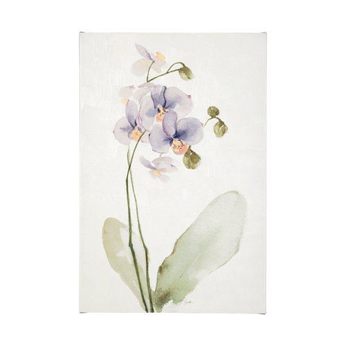 101853-L - Orchid I by Gabrielle Campbell a Hand Embellished Textured Canvas