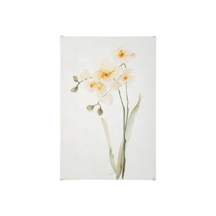 Orchid II by Gabrielle Campbell a Hand Embellished Textured Canvas