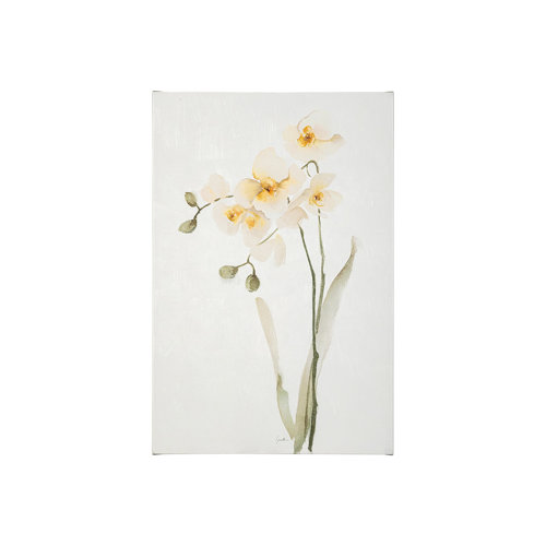 101854-S - Orchid II by Gabrielle Campbell a Hand Embellished Textured Canvas