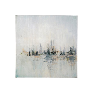Waterfront I by Jonathan Klassen a Hand Embellished Textured Canvas