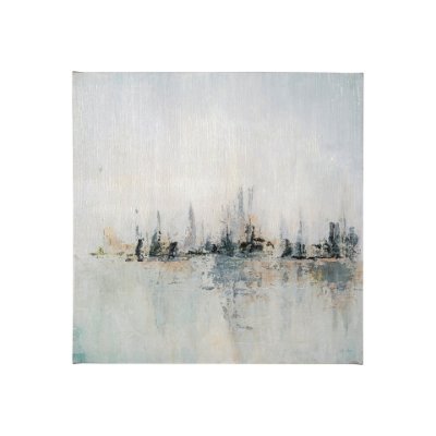 101855-S - Waterfront I by Jonathan Klassen a Hand Embellished Textured Canvas