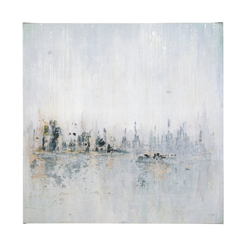 101856-L - Waterfront II by Jonathan Klassen a Hand Embellished Textured Canvas