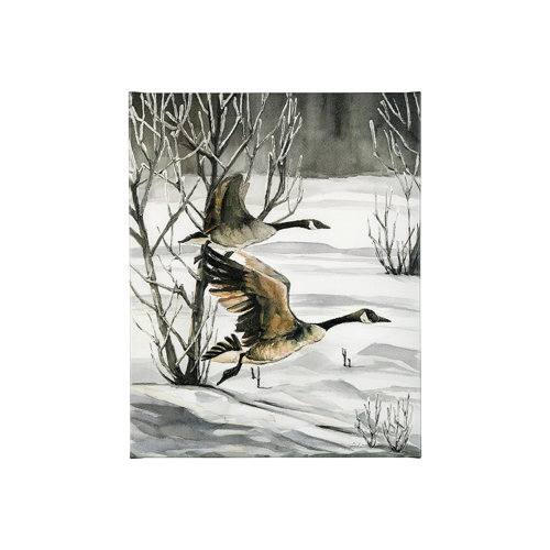 101862-S - Life in North II by Melody Ducharme a Hand Embellished Textured Canvas