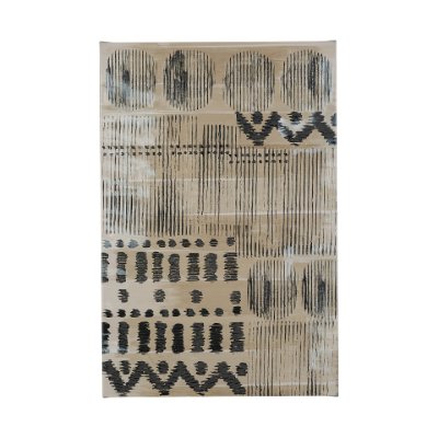 101863-L - Wool and Silk I by Tom Reeves a Hand Embellished Textured Canvas