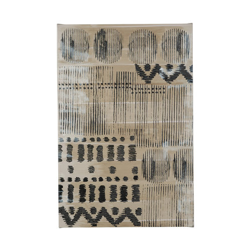101863-L - Wool and Silk I by Tom Reeves a Hand Embellished Textured Canvas